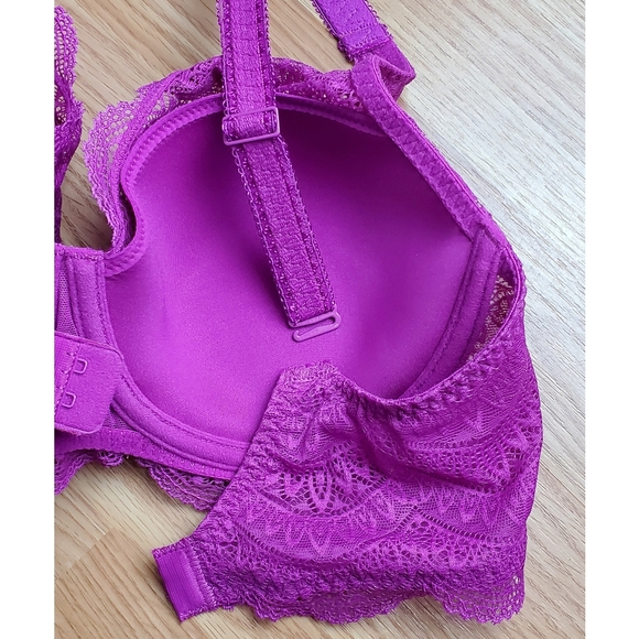 NWT Simone Perele karma spacer convertible underwire bra bougainvillea lace - Picture 10 of 14